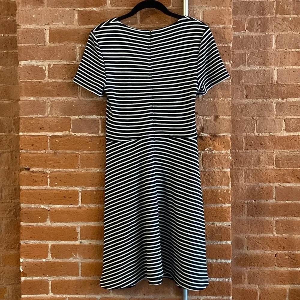 EUC Madewell Striped Skater Dress - Picture 3 of 10